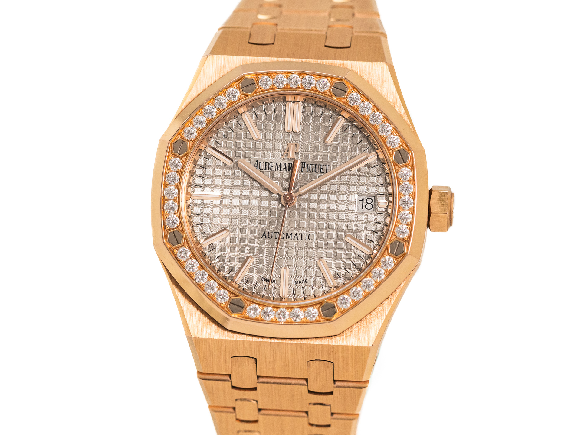 Audemars Piguet Royal Oak Frosted Gold view 3