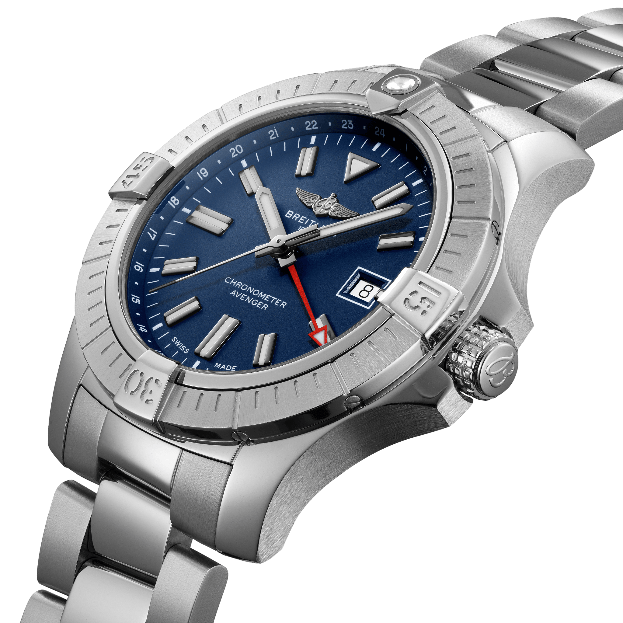 Breitling Avenger Automatic GMT 45 view 3