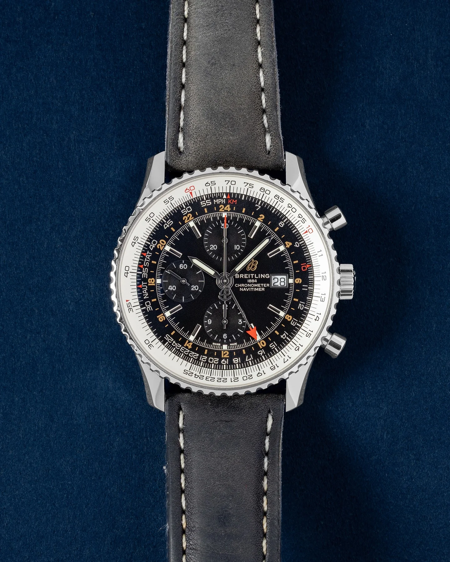 Breitling Navitimer Chronograph GMT 46 view 3