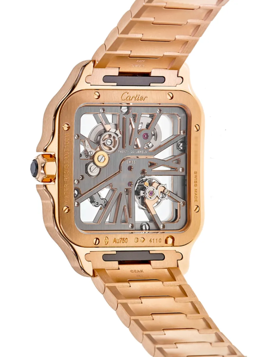 Cartier Santos de Cartier Skeleton view 2
