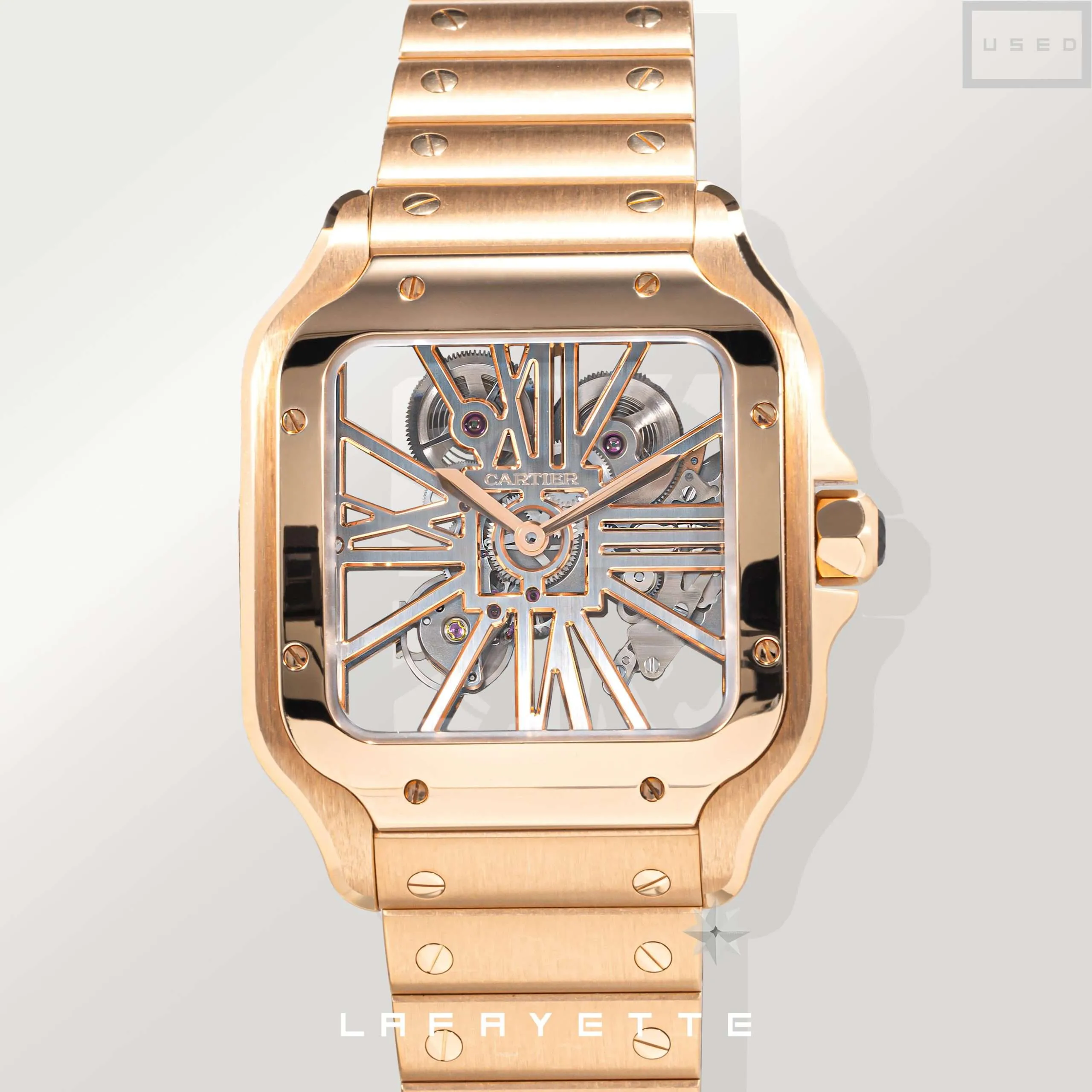 Cartier Santos de Cartier Skeleton view 3