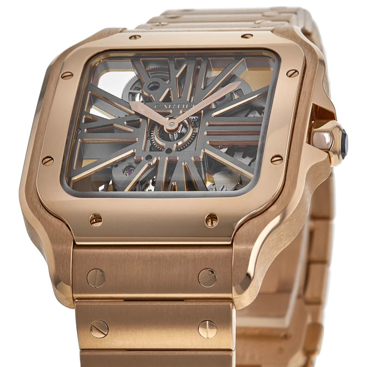 Cartier Santos de Cartier Skeleton view 4