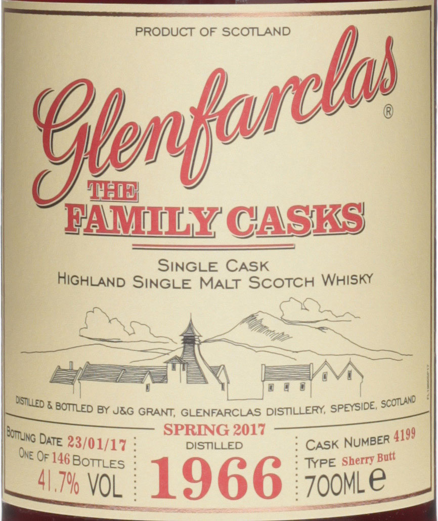 Glenfarclas Vintage 1966 Spring 2017 50 Year Old view 4