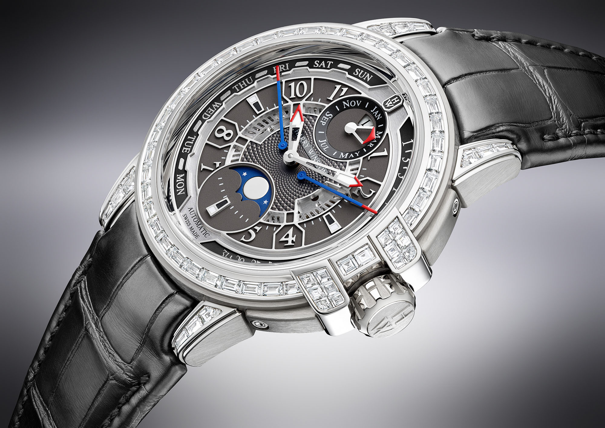 Harry Winston Ocean 20th Anniversary Perpetual Calendar view 3