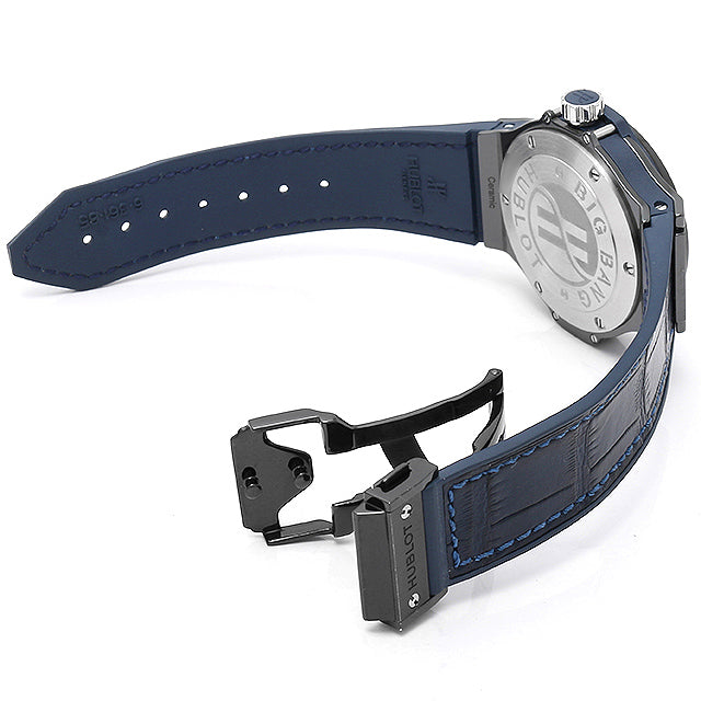 Hublot Big Bang Ceramic Blue Diamonds view 2