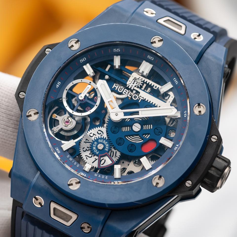 Hublot Big Bang Meca-10 Ceramic Blue view 3