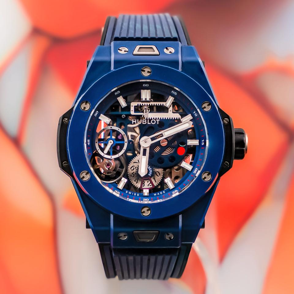 Hublot Big Bang Meca-10 Ceramic Blue view 2