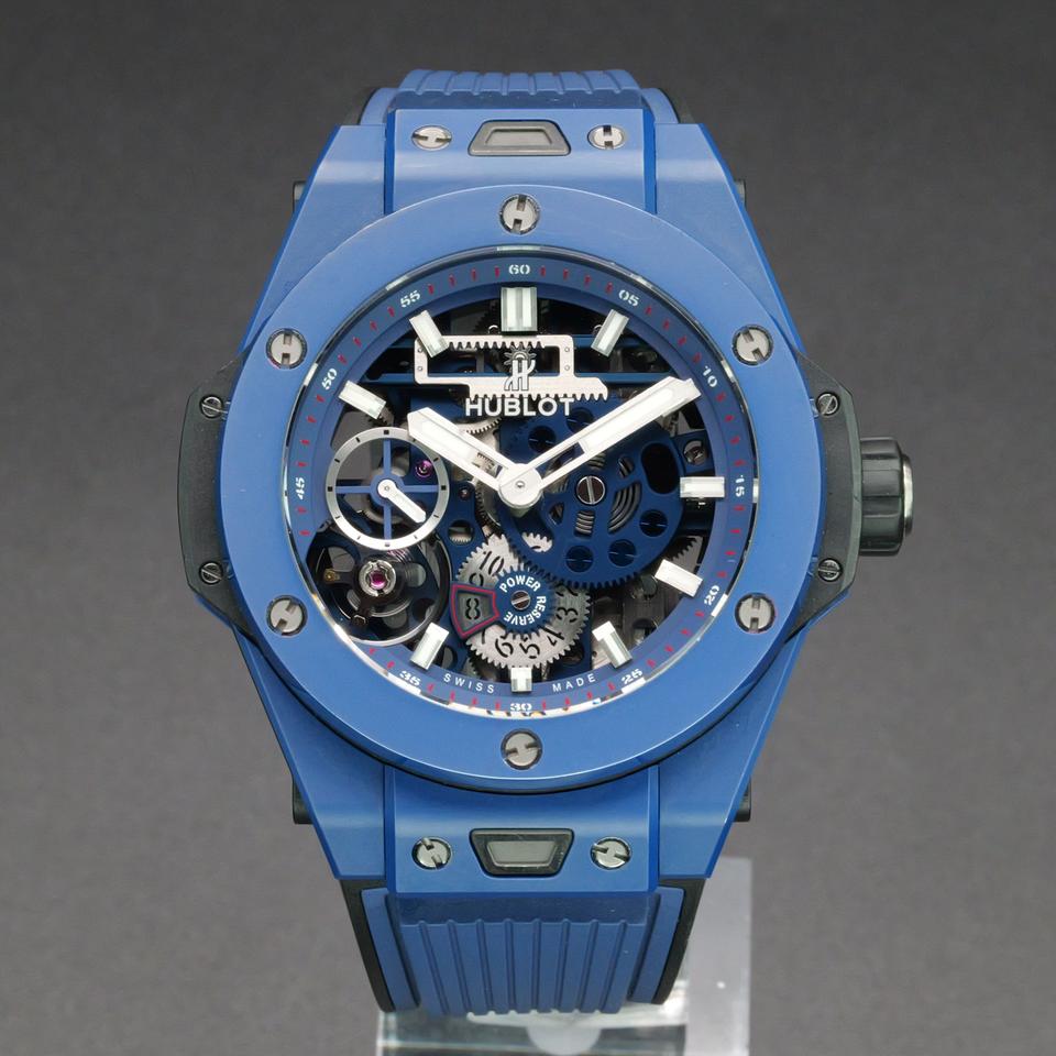 Hublot Big Bang Meca-10 Ceramic Blue view 4