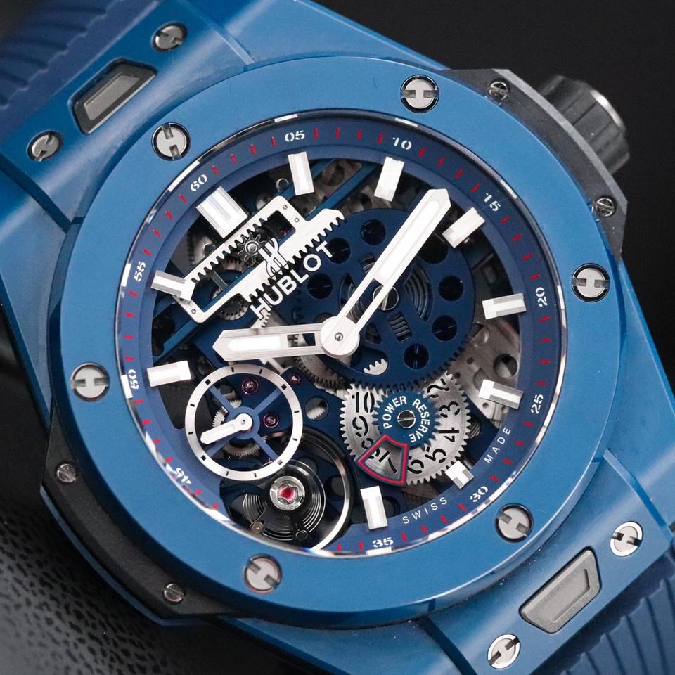 Hublot Big Bang Meca-10 Ceramic Blue view 5