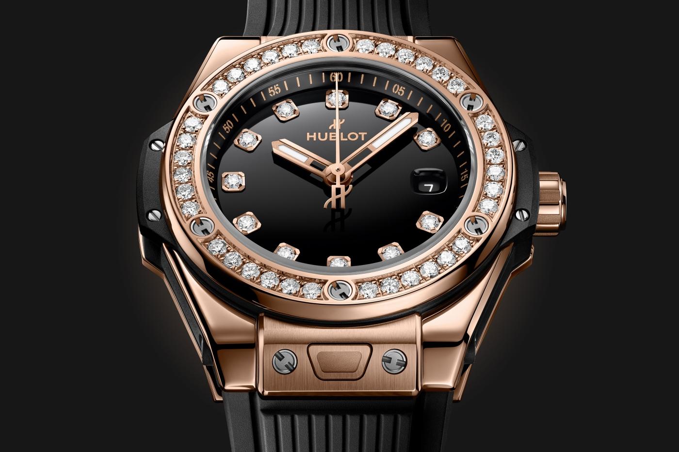 Hublot Big Bang One Click King Gold Diamonds view 5