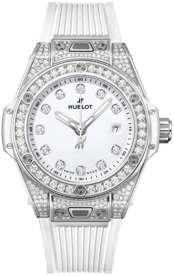 Hublot Big Bang One Click Steel White Pavé view 5