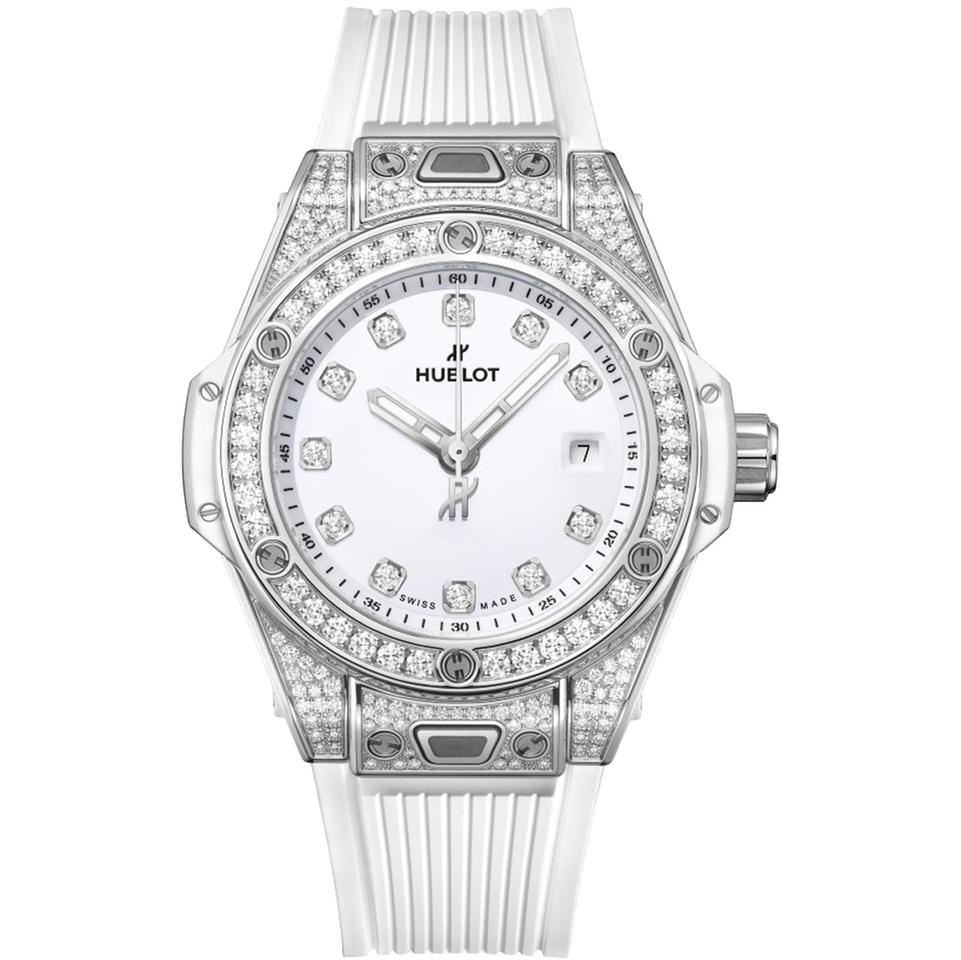 Hublot Big Bang One Click Steel White Pavé view 3