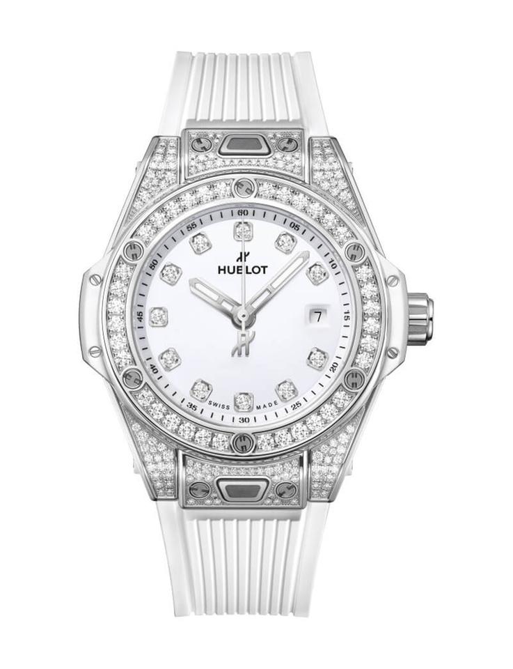 Hublot Big Bang One Click Steel White Pavé view 2