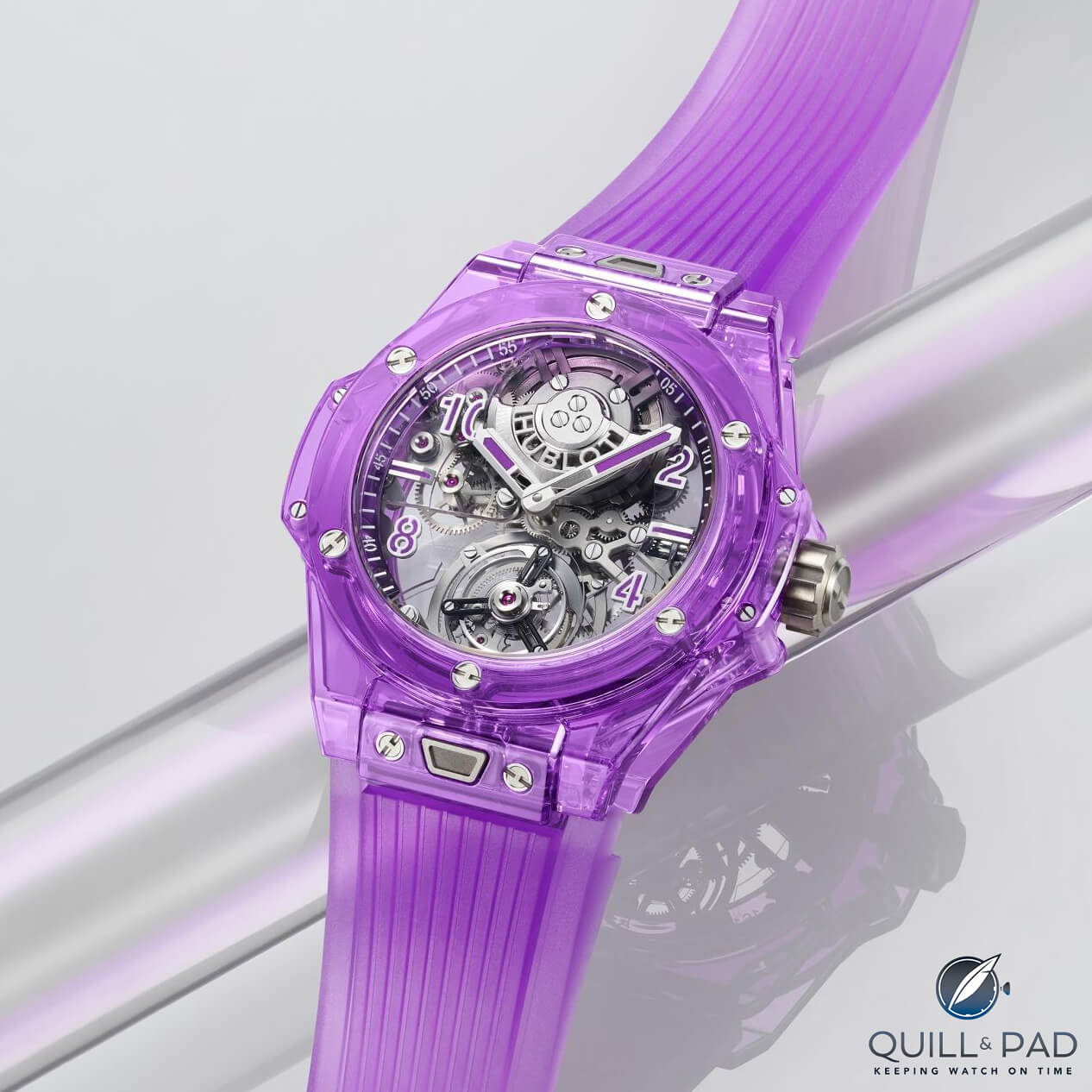 Hublot Spirit of Big Bang Tourbillon Purple Sapphire view 4