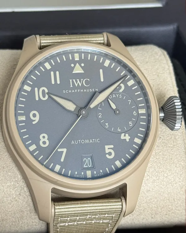 IWC Schaffhausen Big Pilot's Top Gun 'Mojave Desert' view 4