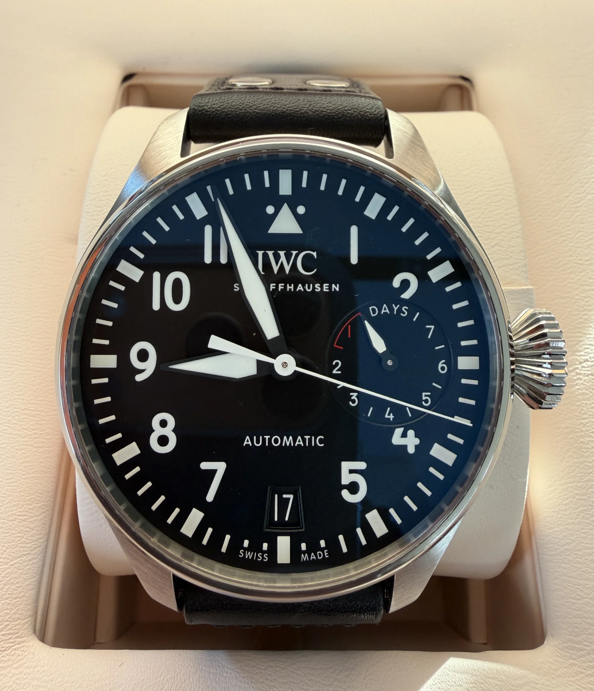 IWC Schaffhausen Big Pilot's Watch — alternate view