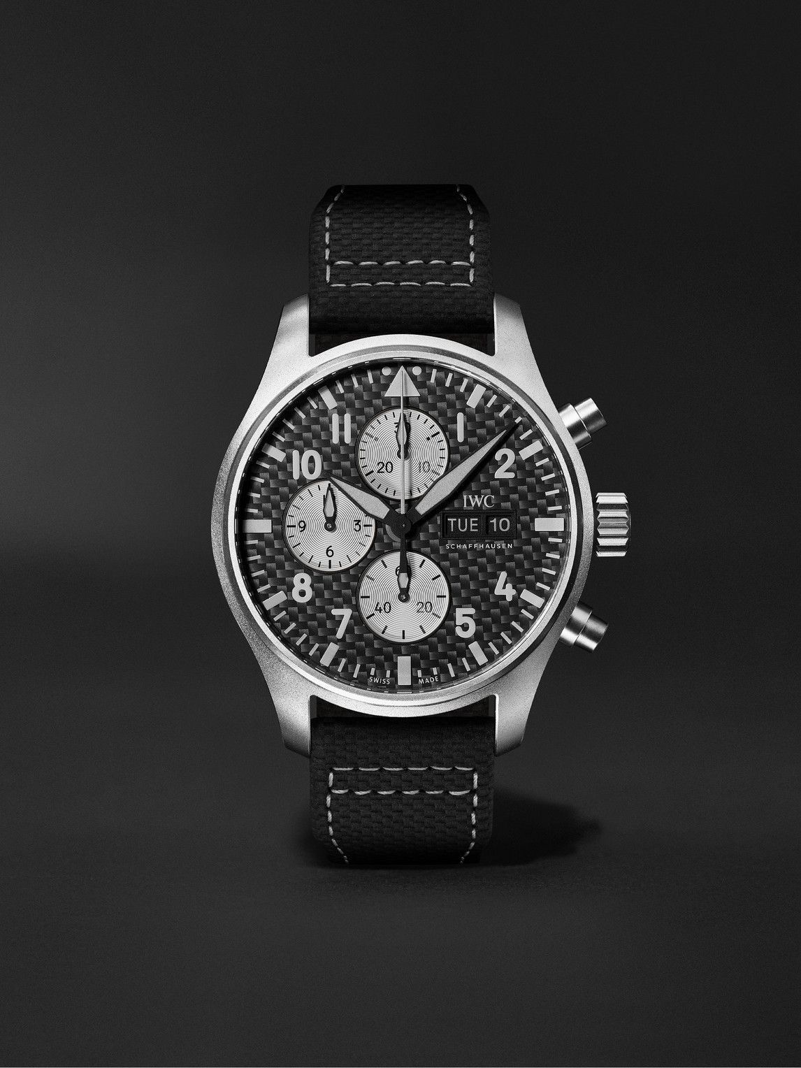 IWC Schaffhausen Pilot's Watch Chronograph Edition AMG view 3