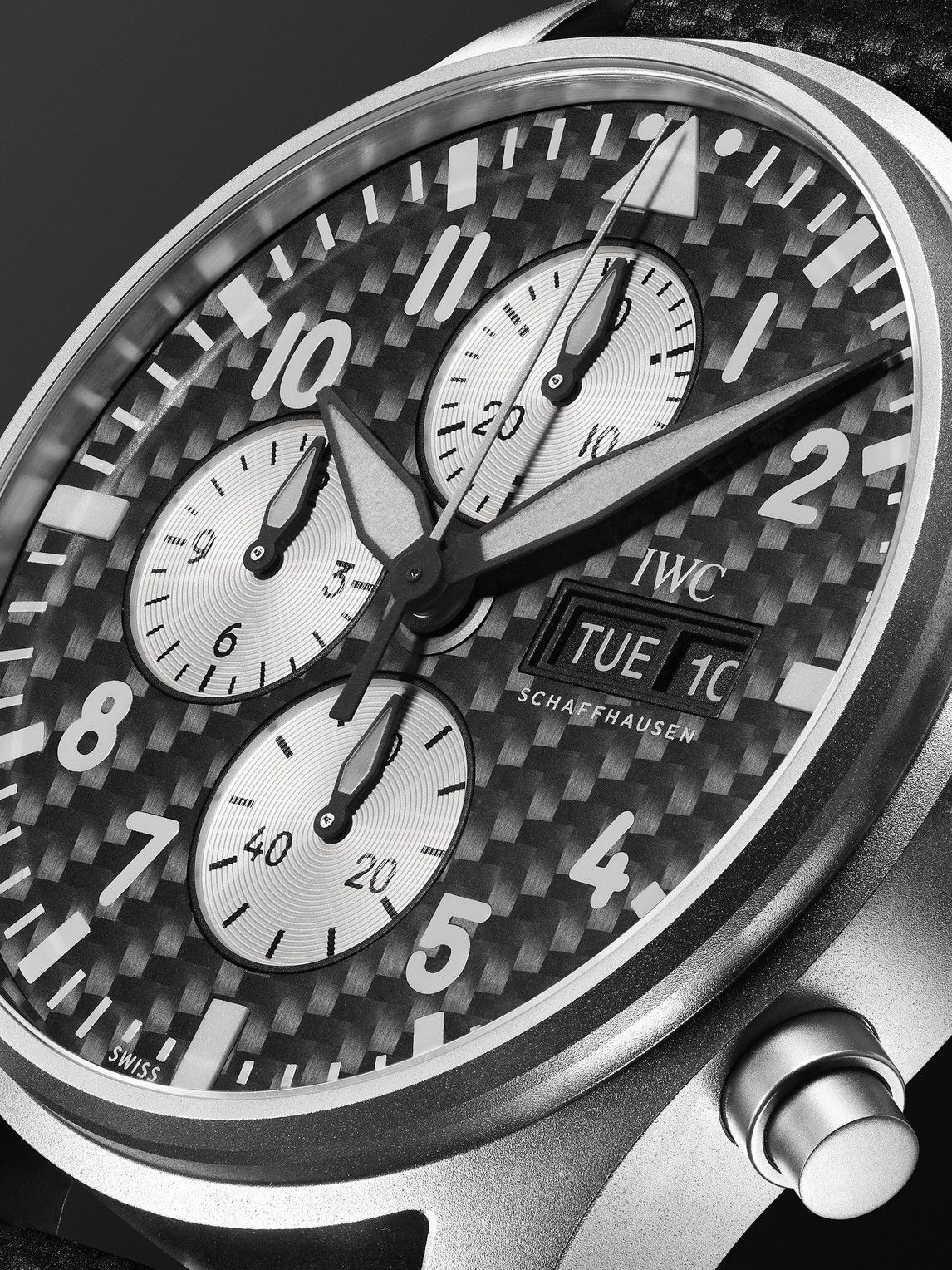 IWC Schaffhausen Pilot's Watch Chronograph Edition AMG view 4