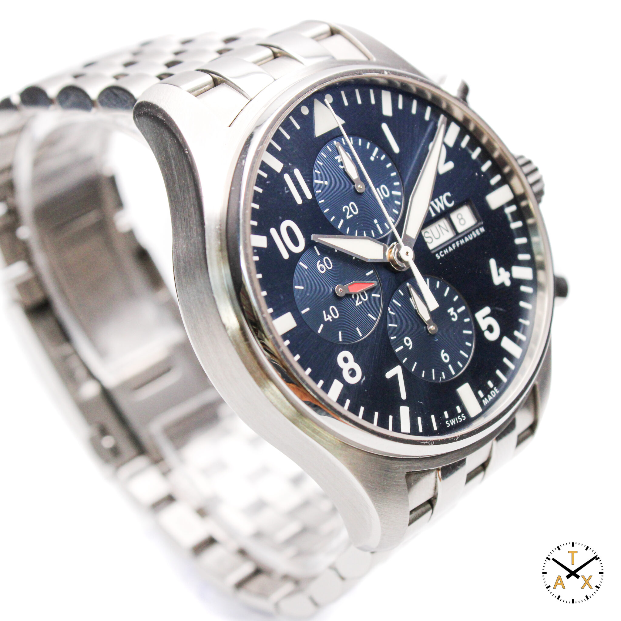 IWC Schaffhausen Pilot's Watch Chronograph 'Le Petit Prince' view 2