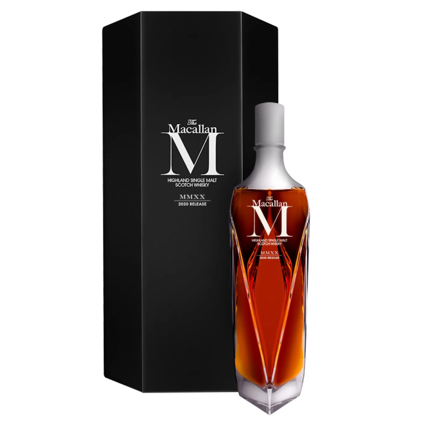 The Macallan M Decanter Release 2020 MMXX view 3