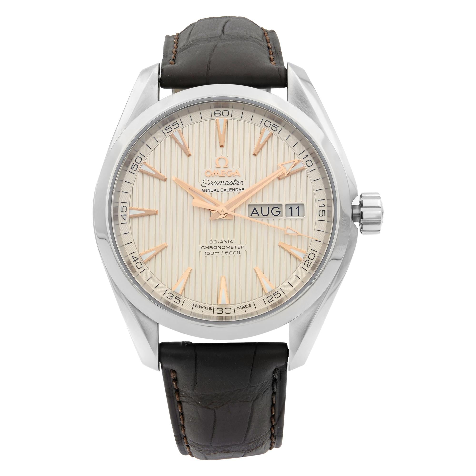 Omega Seamaster Aqua Terra Annual Calendar view 2