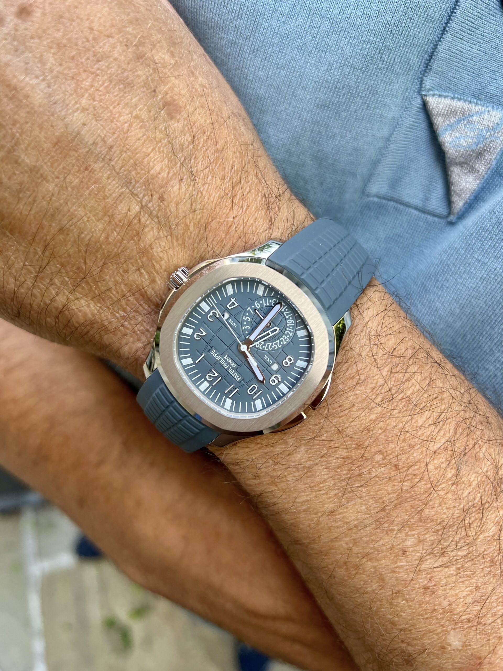 Patek Philippe Aquanaut Travel Time view 4