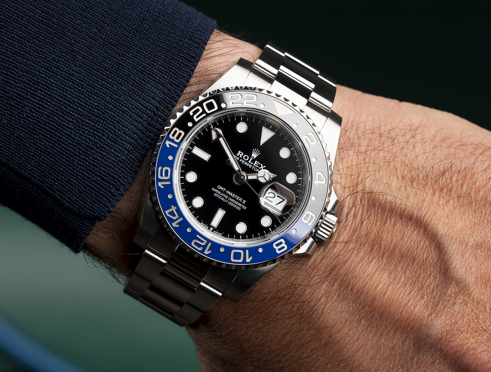 Rolex GMT-Master II 'Batman' view 4